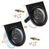 2025 New Universal 2" 52mm LED Light Car Pointer Oil Temperature Temp Gauge 50-150℃ New