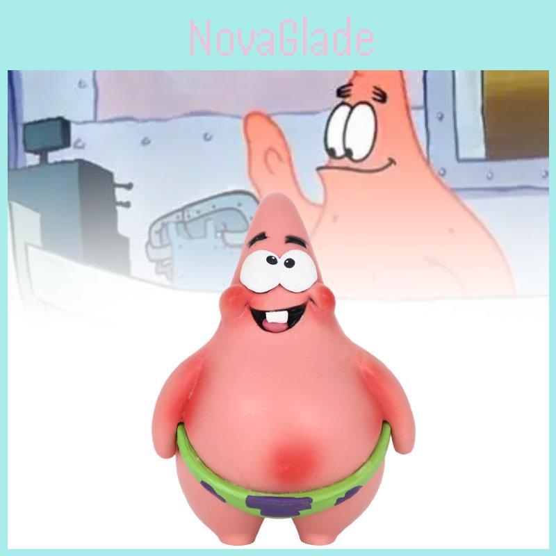Adorable Small Patrick Star Figurine Perfect For Spongebob Squarepants Enthusiasts