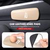 137For Volkswagen VW Leather Car Pillow Car Knee Pad Elastic Memory Foam Leg Pad Passat B5 B5.5 2000- 2007 2008 2009 2010 Touareg