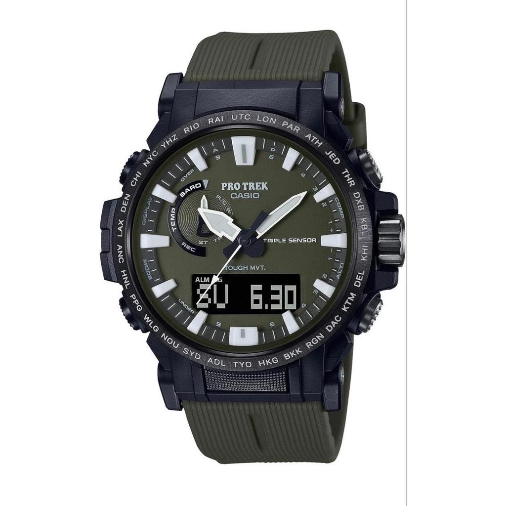 Used CASIO PRO TREK PRW-61Y-3JF Climber Line Solar Radio