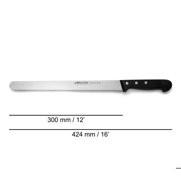 Couteau à pâtisserie - ARCOS - Universal 284304 - Acier au nitrum - Lame 30 cm - Poignée POM