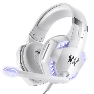 G2000 Gaming Headset Voice Chat Gaming Headphones Gaming Headphones Voice Chat Compatible Gaming Headset G2000 with Mic Mute Switch LED Light Up Wired