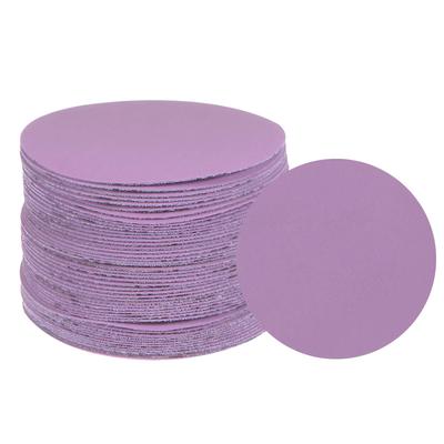 Uxcell Violettes Schleifpapier 3000 75mm Klettverschluss Rund Professionelles Schleifpapier für Nass- und Trockenschleifen von und 50 Stück Scheiben, Körnung, Schleifpapier,