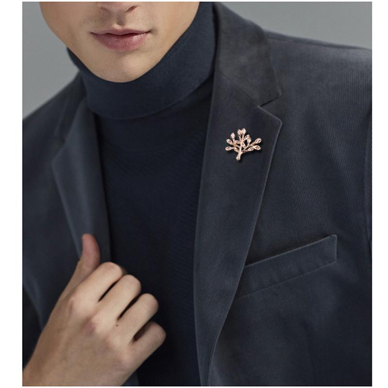 Classic Mini Brooches Set  Maple Leaf Airplane Animal Lapel Pin for Suit Jacket Collar Cute Small Safety Pin Badge for Women Men