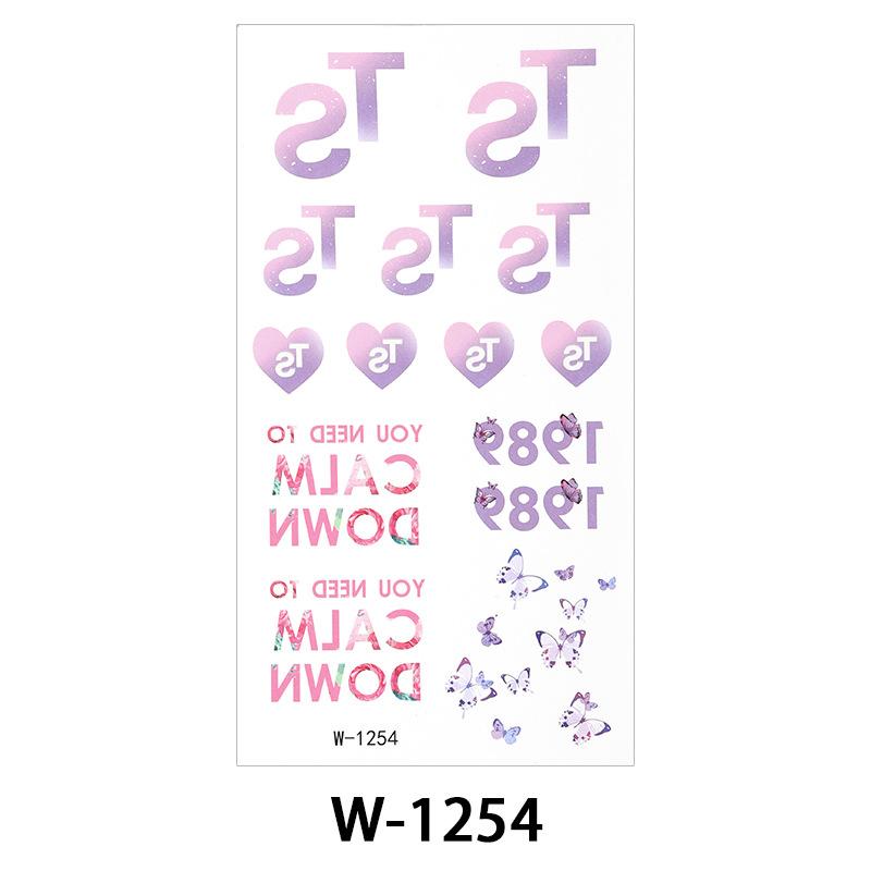 Cartoon Tattoo Stickers Children'S Party Waterproof Tattoo Stickers Ins Wind 3D Cute