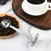 15 ml Roestvrijstalen Standaard Tamper Lepel 2 in 1 Koffieschepje Draagbaar Koffiepoeder Maatschepje Keuken Kruidenlepel Gereedschap