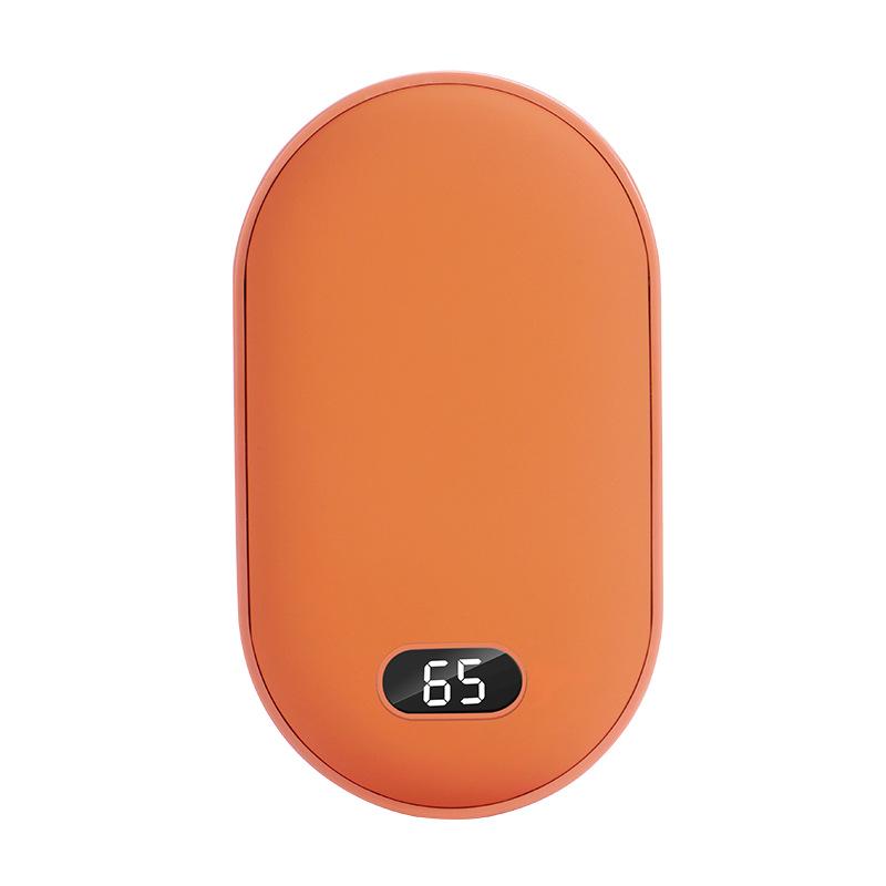 2-in-1 USB Rechargeable Hand Warmer & Charger with Digital Display