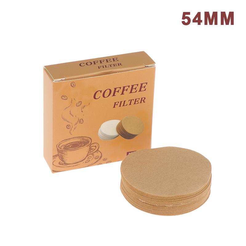 100Pcs Coffee Filter Paper Espresso Paper Filters 54/56/60/62/64/68MM Puck Screen For Portafilter Machine Tools
