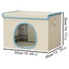 Cooling Outdoor Cat House Puppy Shelter with 6 Ice Packs Cooling Puppy Cave for Pet Parents Trainers Animal Lovers Apartment