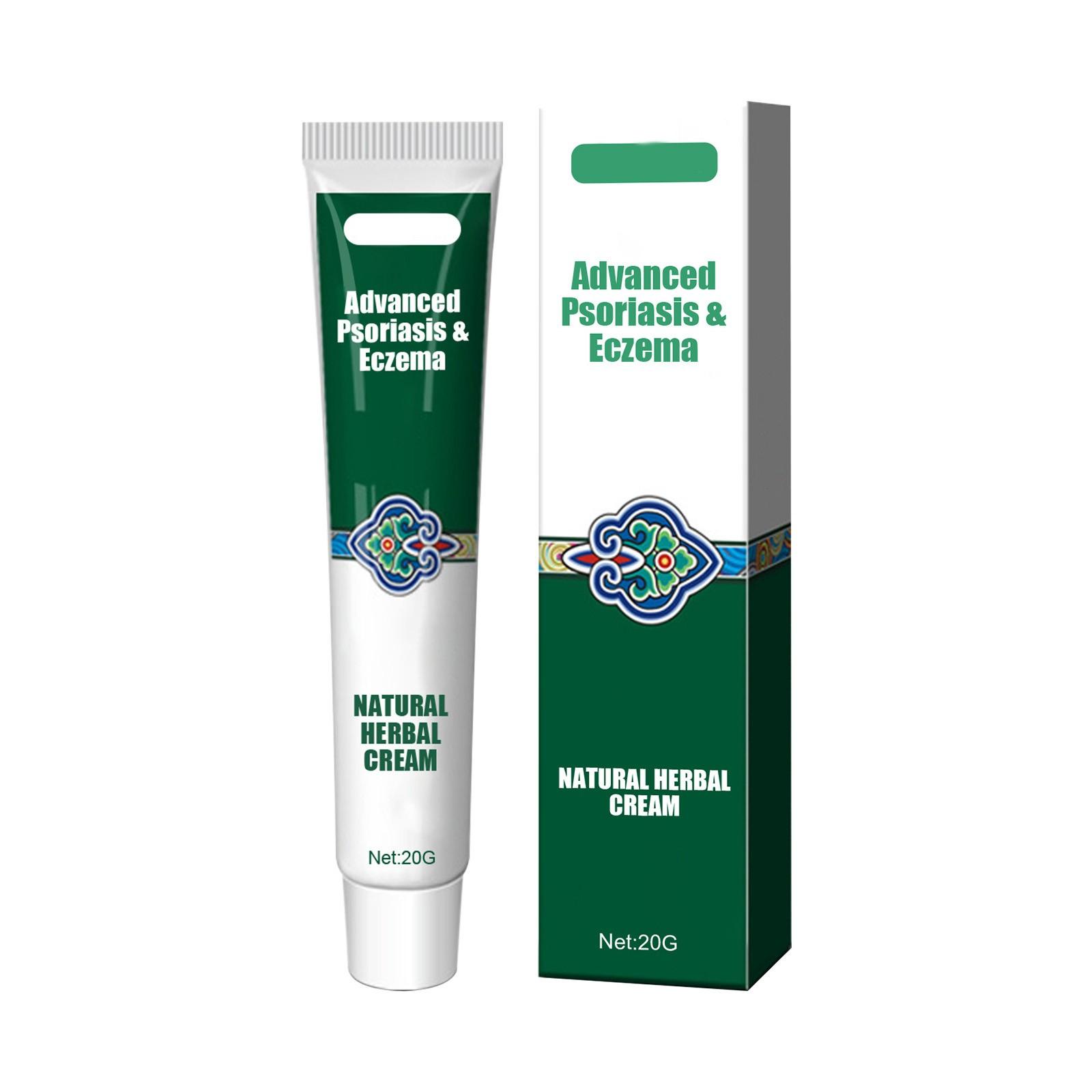 Moisturizing And Hydrating Herbal Cream For External Use The Skin, Reducing Itching With Herbal Ointment зелёный