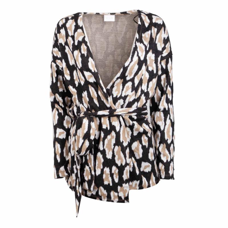 

Женский кардиган с длинными рукавами и принтом VILA