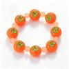 Elastic Fruit Hand Chain Colorful Stackable Bracelet Fashion 3D Resin Bead Bracelet  Party