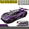 1/24 Koenigsegg ONE 1 Rotor Door Supercar Diecast Alloy Model Car Sound and Light Pull Back Outdoor Collections Ornaments Birthday Gift Boy