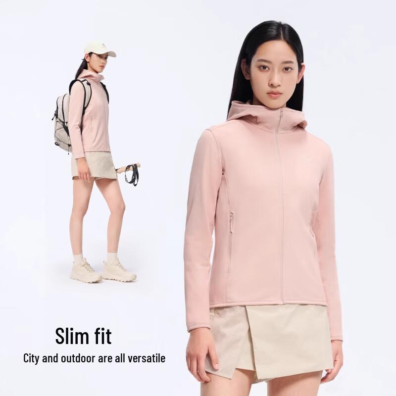 PELLIOT Women's Windproof Stand-up Collar Sport Jacket