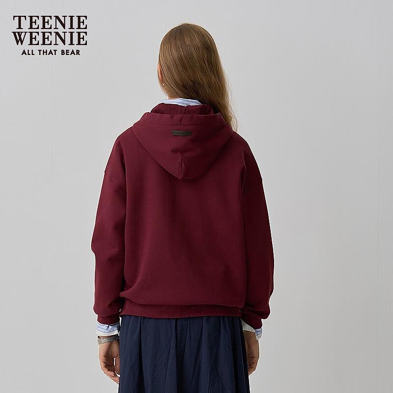Teenie Weenie Women's Loose Fit Hooded Sweatshirt