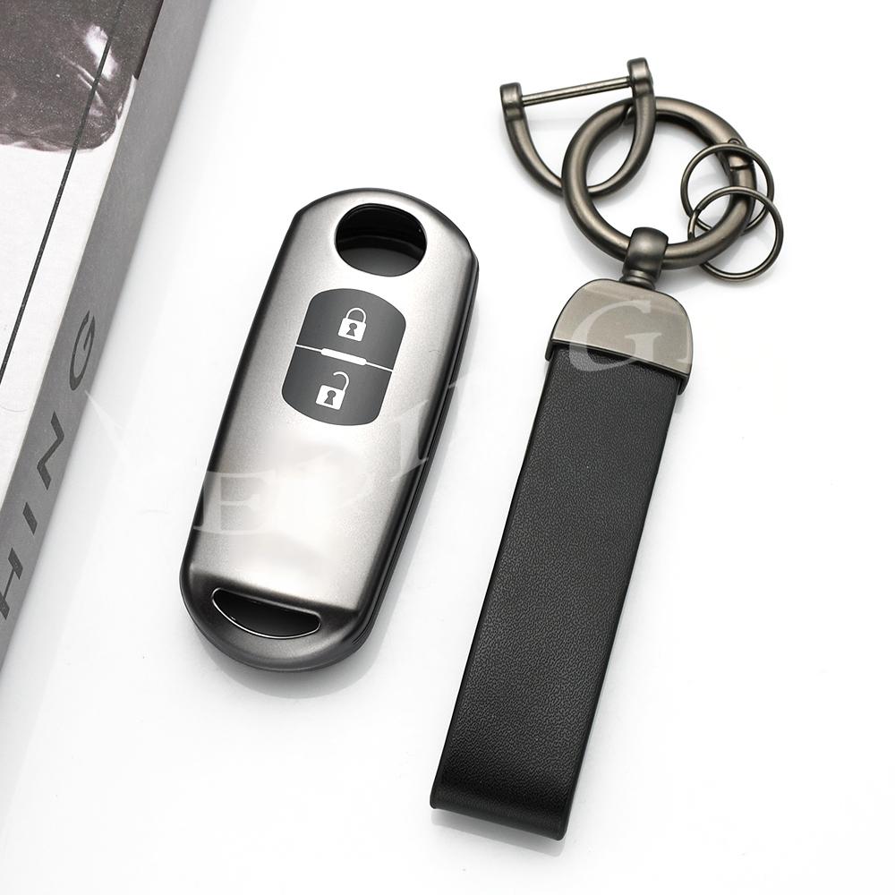 2 3 4 Button For Mazda 2 3 6 Demio Atenza Axela Cx-5 Cx5 Cx-3 Cx7 Cx-9 3 4 Cx30  -  Tpu Car Key Case Key Cover Keychain