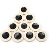 10pcs 50mm X 8mm Wool Medium Grit Ceramic Polishing Buffing Pads Wheels for Angle Grinder, Die Grinder