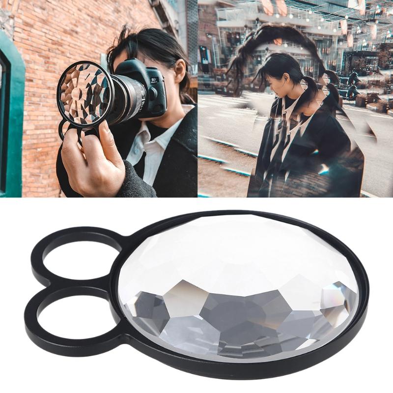 77mm Kaleidoscope Prism Kaleidoscope Glass Prism Camera Glass Filter Variable Number of Subjects SLR Photography