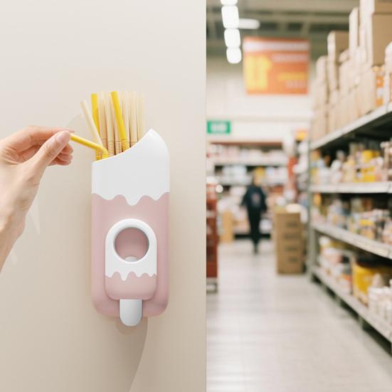 Magnetic Straw Holder Wall-Mounted Straw Organizer with Built-In Bottle Can Opener Reusable Straw Storage Box for Fridge Cabinet Counter