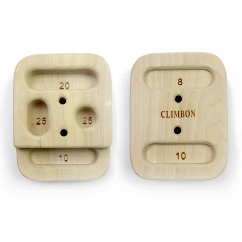 2 Pcs Climbing Finger Training Board Lightweight Multifunctional Rock Climbing Fingerboard Portable Forearm Exerciser