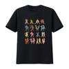 Stylish Dancer T Shirt with Salsa Rumba Merengue Tango Fashion Waltz Cha Swing Foxtrot Prints for Dance Lovers Vintage Washed