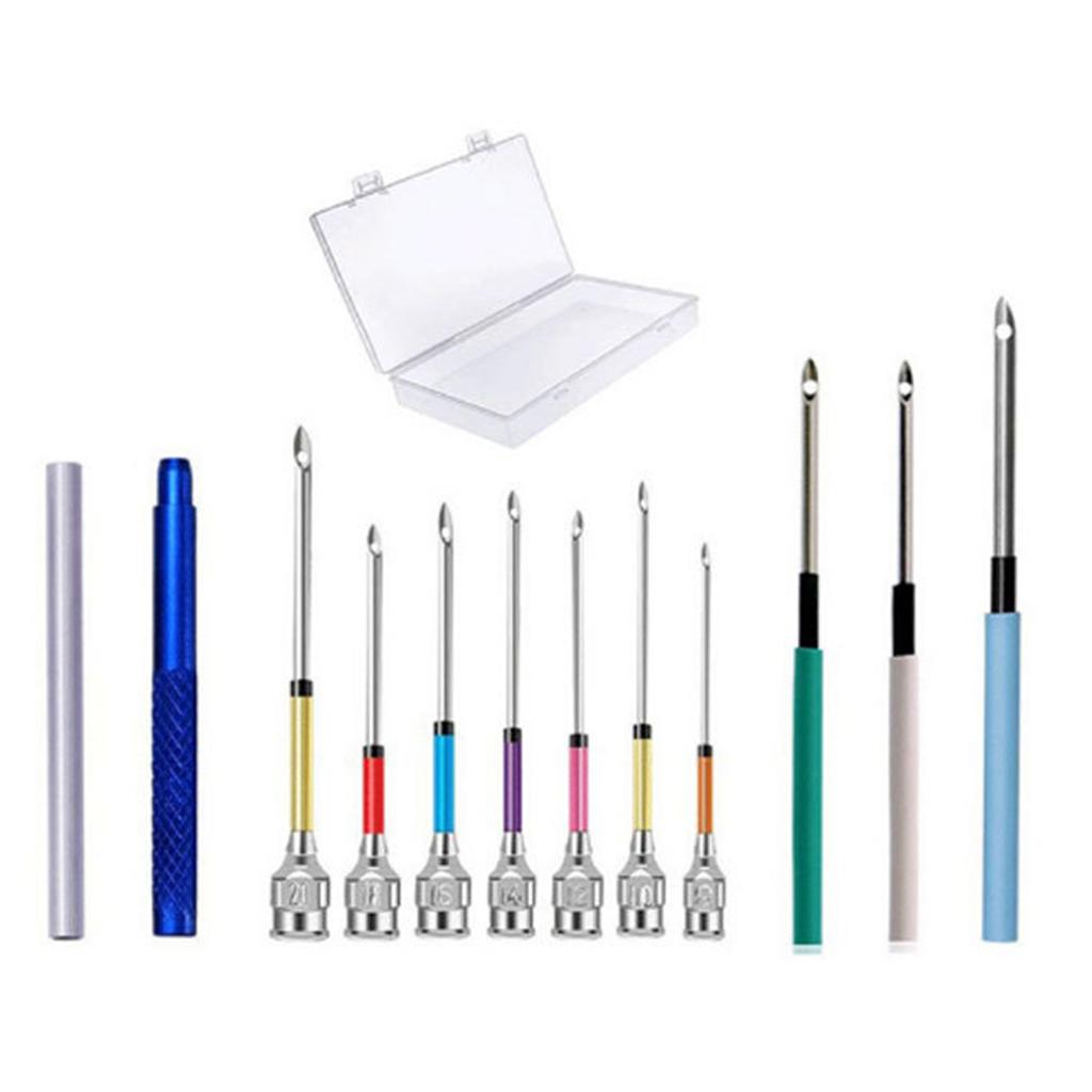 Beginner Embroidery Punch Needle Kits, Needle Punch Tool Kits for DIY Embroidery Cross Stitching Craft, Punch Needle Set