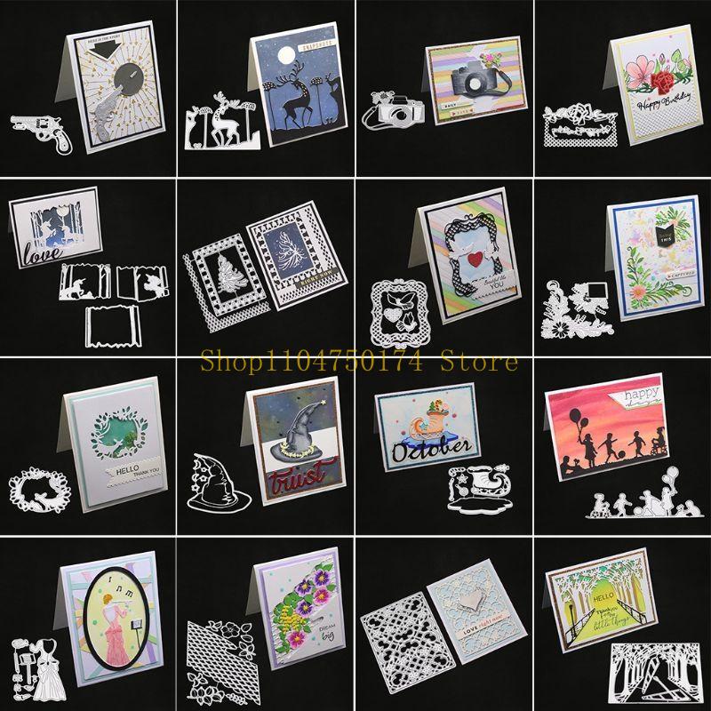 Irregular Flower Metal Cutting Dies Stencil DIY Scrapbooking Album Stamp Paper C top sale