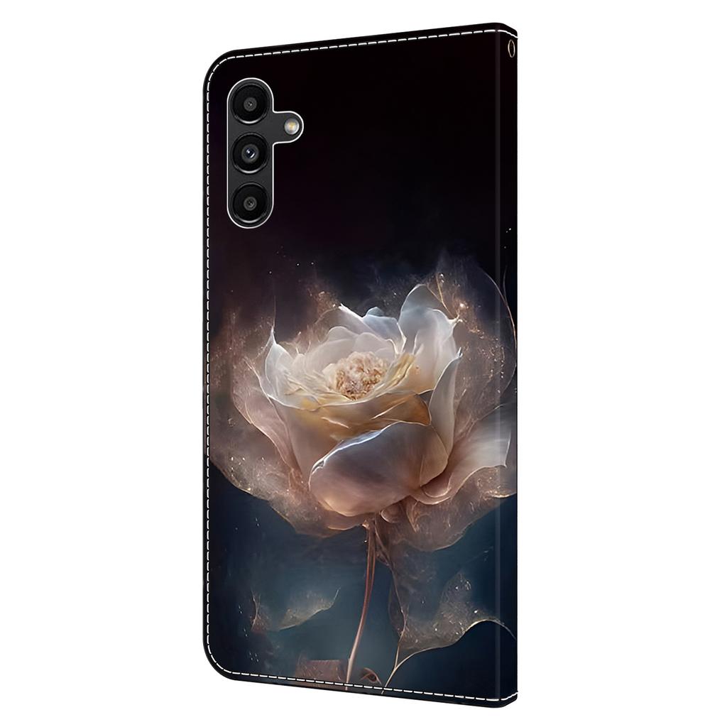 Für Samsung Galaxy S24 Hülle Musterdruck Leder Klapphandyhülle