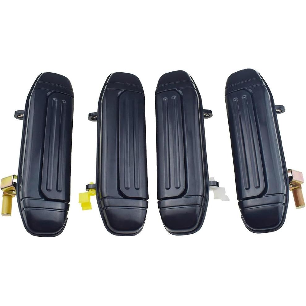 

Door Handle,4pcs Chrome Outside Door Handle Front Rear Left Right,Compatible With Mitsubishi Montero Pajero 1992 1993 1994 1995 1996 1997 1998 1999 чёрный