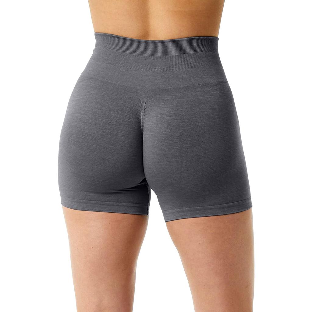 Workout Butt Lifting Shorts For Women High Waisted Seamless Gym Yoga Booty Shorts
