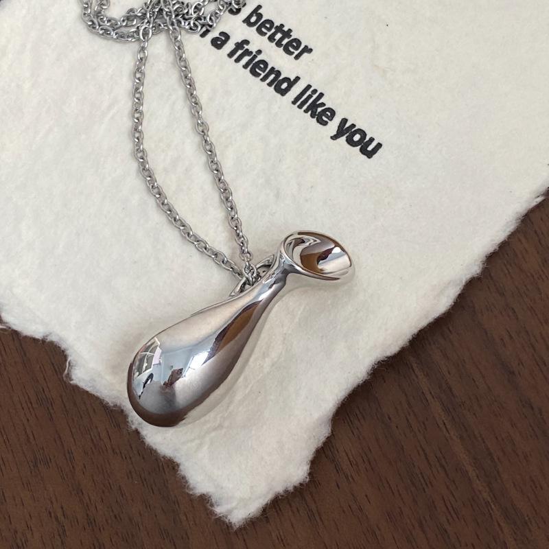 

Habi Blogger Средневековое плетеное мини-колье-сумка с длинной цепочкой для свитера и подвеской в виде бутылки