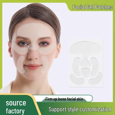 Patchs Visage Hydrogel pour les Sillons Nasogéniens, la Glabelle et le Front - Bande Hydratante Lifting Anti-Rides