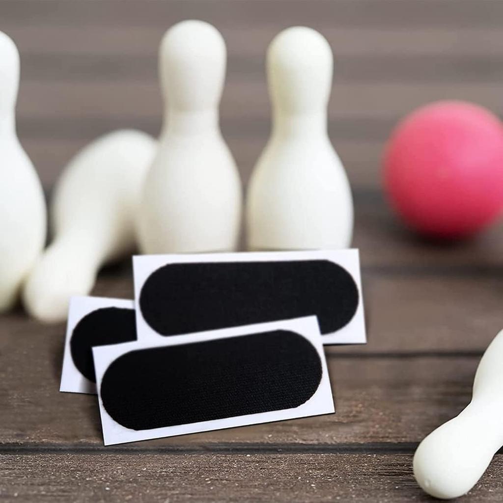 200 pieces of elastic finger protector and thumb protector for bowling Black