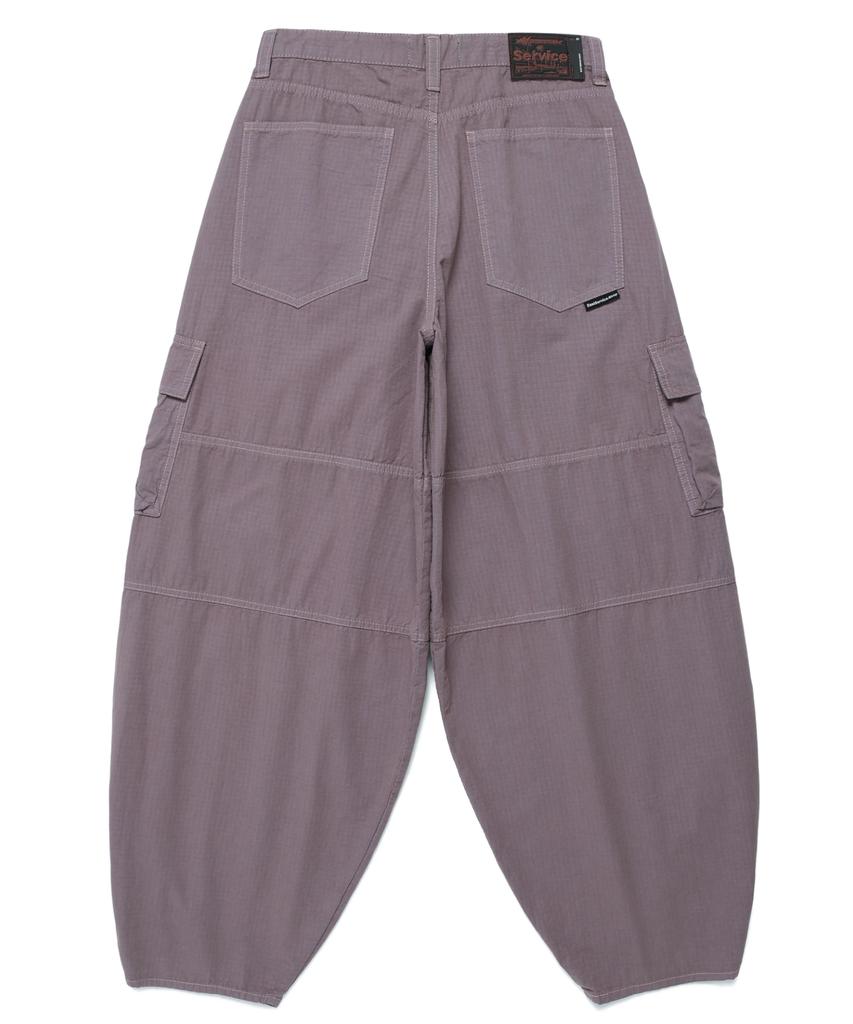 Iseuteuseobiseusyab Ballon Dyed Cargo Pants - Purple