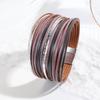 Stylish Embossed Leather Bracelet for Women and Students