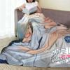 Flanell-Kuscheldecke Schöner Läufer K-Drama Byeon Woo Seok Warme Plüschdecken Weiche Bettwäsche für Bett Wohnzimmer Zuhause Picknick Sofa