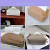 Modern Minimalist Leather Tissue Box With Design For Car And Home Use