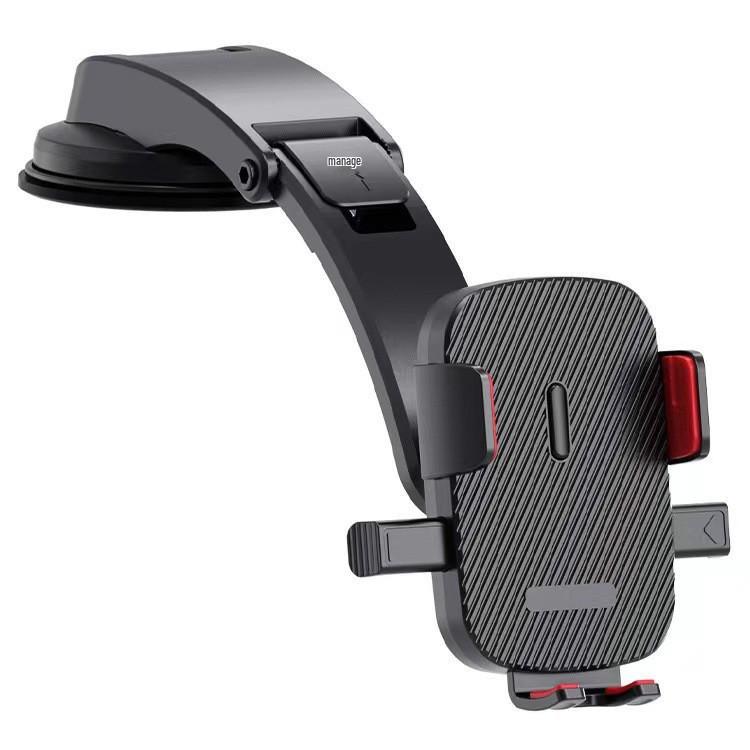 Retractable Phone Holder for Dashboard & Air Vent with Suction Cup Mount
