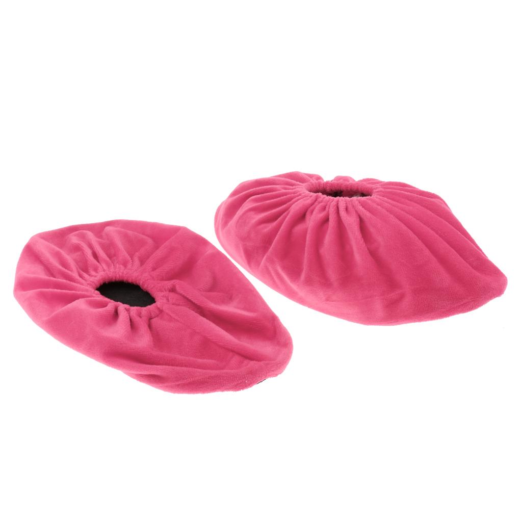 Durable Flannel Non Slip Shoe Covers Washable Overshoes Sleeves Slip-on Footwear Protector for Machine Room Contractors Indoors