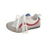 Cowhide Version~ Lace Double Belt Hollow Lace Shoelaces Fashionable Versatile Casual Women's Tide