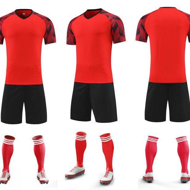 New Football Jersey Suit Men'S Short-Sleeved Adult Jersey Team Training Zq1001 Quick-Drying