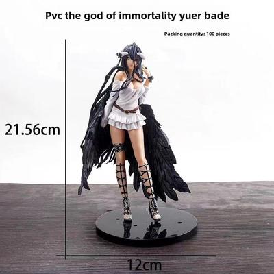 "PVC Albedo Black Wings Dämonenkönigin Anime-Figur"