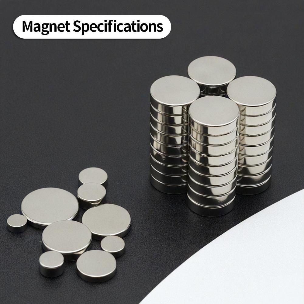 Powerful Neodymium Magnet N35 NdfeB Permanent Magnetic imanes Round Super Strong Fridge Magnets DIY 2/4/5/6/8/10x2/3mm