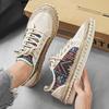 Fashion Casual Shoes for Men Lightweight Graphic Lace Up Man Shoe Flat Espadrilles Adults Common Non-leather Classic Original Sneakers