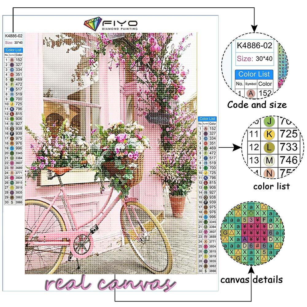 Diamond Painting Pink Roses Embroidery Cross Stitch Rhinestone Home Decor
