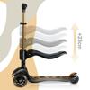 Nukido Flippo Three-Wheeled Scooter For Children With A Balance Seat - Gold