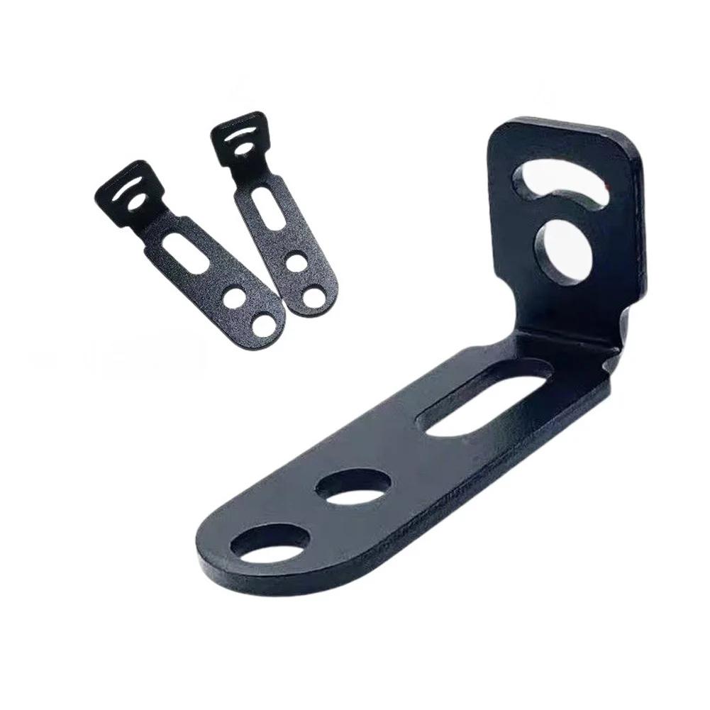 2x Motorcycle Spotlight Mount Universal Adjustable Bracket for Scooter E-Bike Fender LED Fog Light Holder Metal Moto Accessories