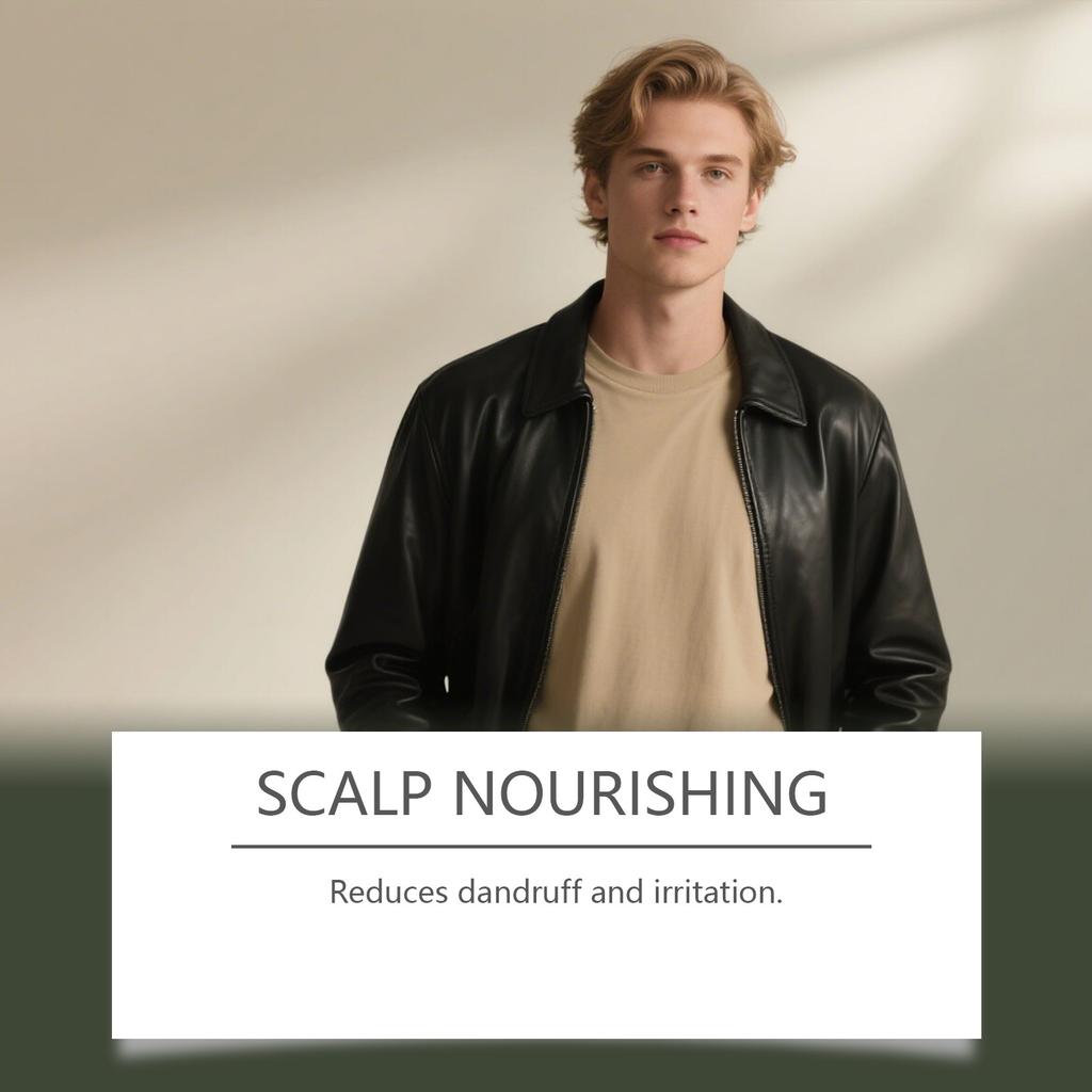 Men's Shampoo For Hair Growth Support, Hair Care And Scalp Care With Biotin, All Hair Types,100ml