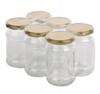 Glass Jar With Lid 315Ml For Preserves, Set Of 6