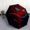 1pc SpiderMan Custom Name Automatic Folding Umbrella, Durable Plastic & Iron, Lightweight for Outdoor Daily Use  S1230035